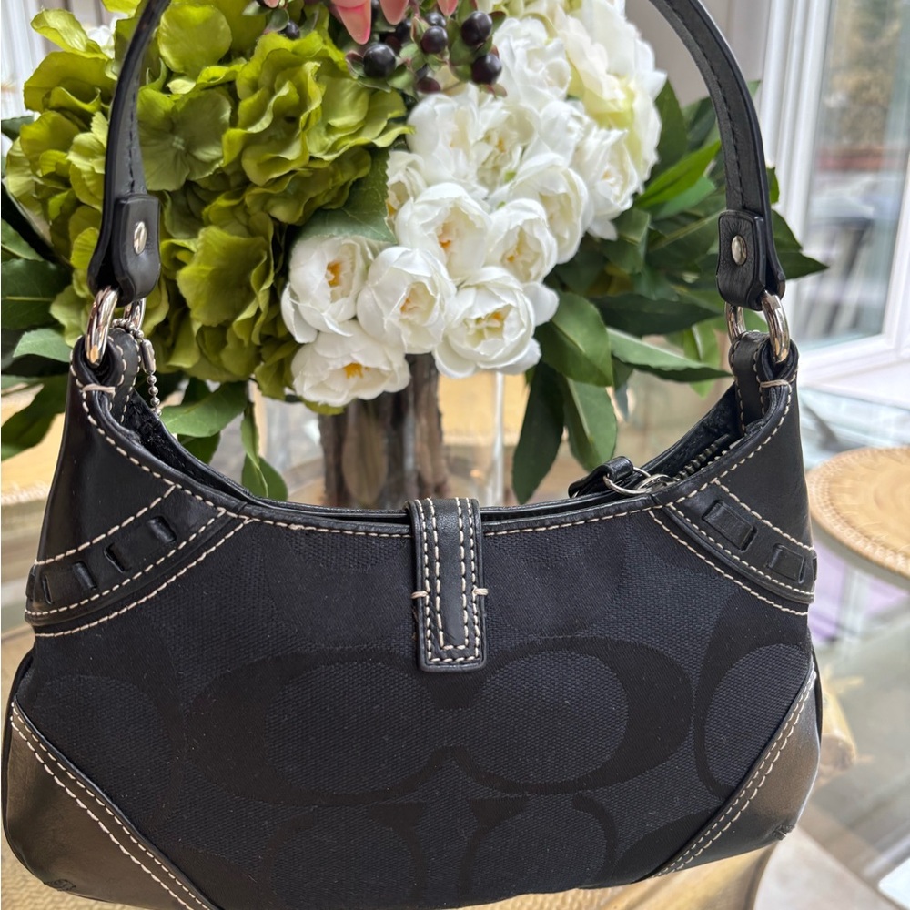 Vintage Coach Hampton Python minibag - image 2